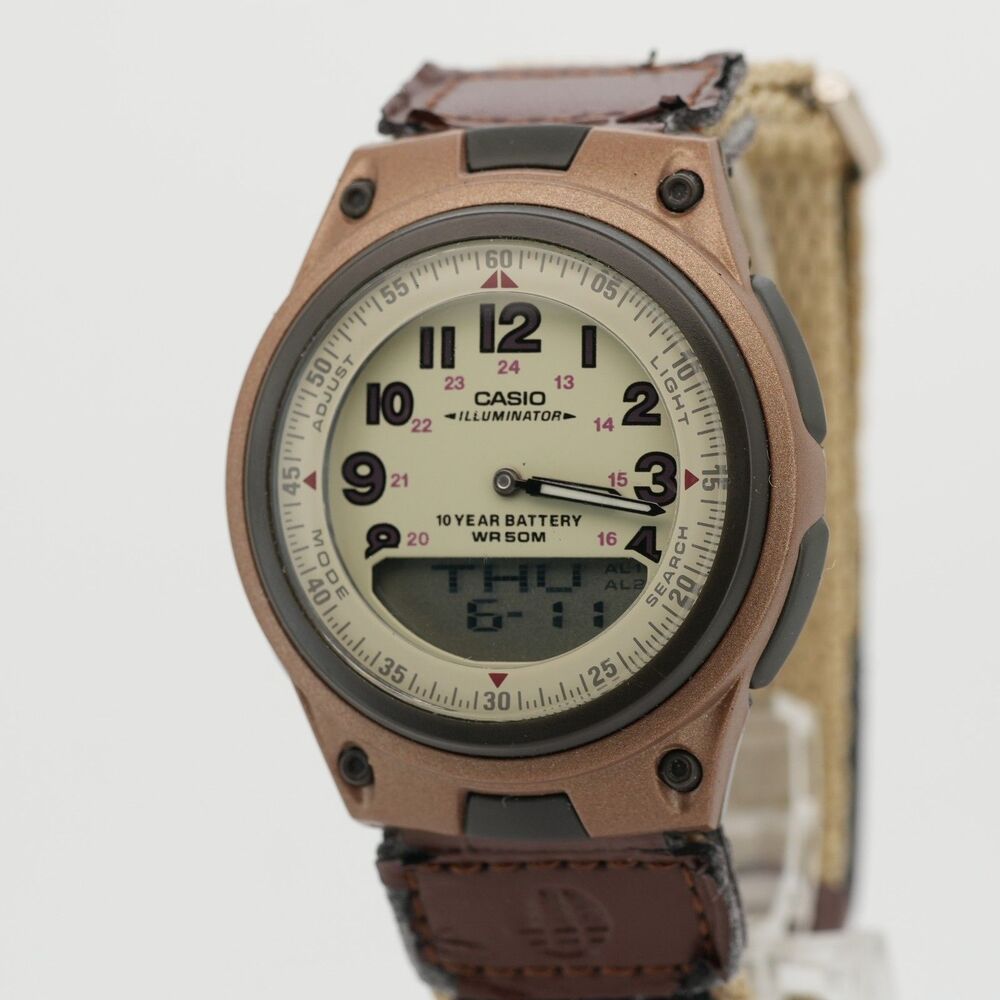 Casio AW-80-1AV Men's Sport Ana-Digi Telememo 30 Illuminator Watch New Battery